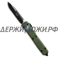 Нож Ultratech S/E Contoured Olive Drab Green 2-Tone Drop Point Elmax Blade Microtech складной автоматический MT_121-1CCOD